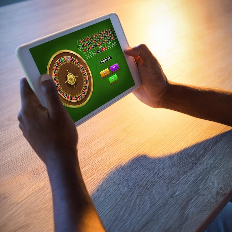 Antarmuka permainan Wild Bandito di aplikasi mobile olx888 menampilkan gulungan slot dan kontrol taruhan